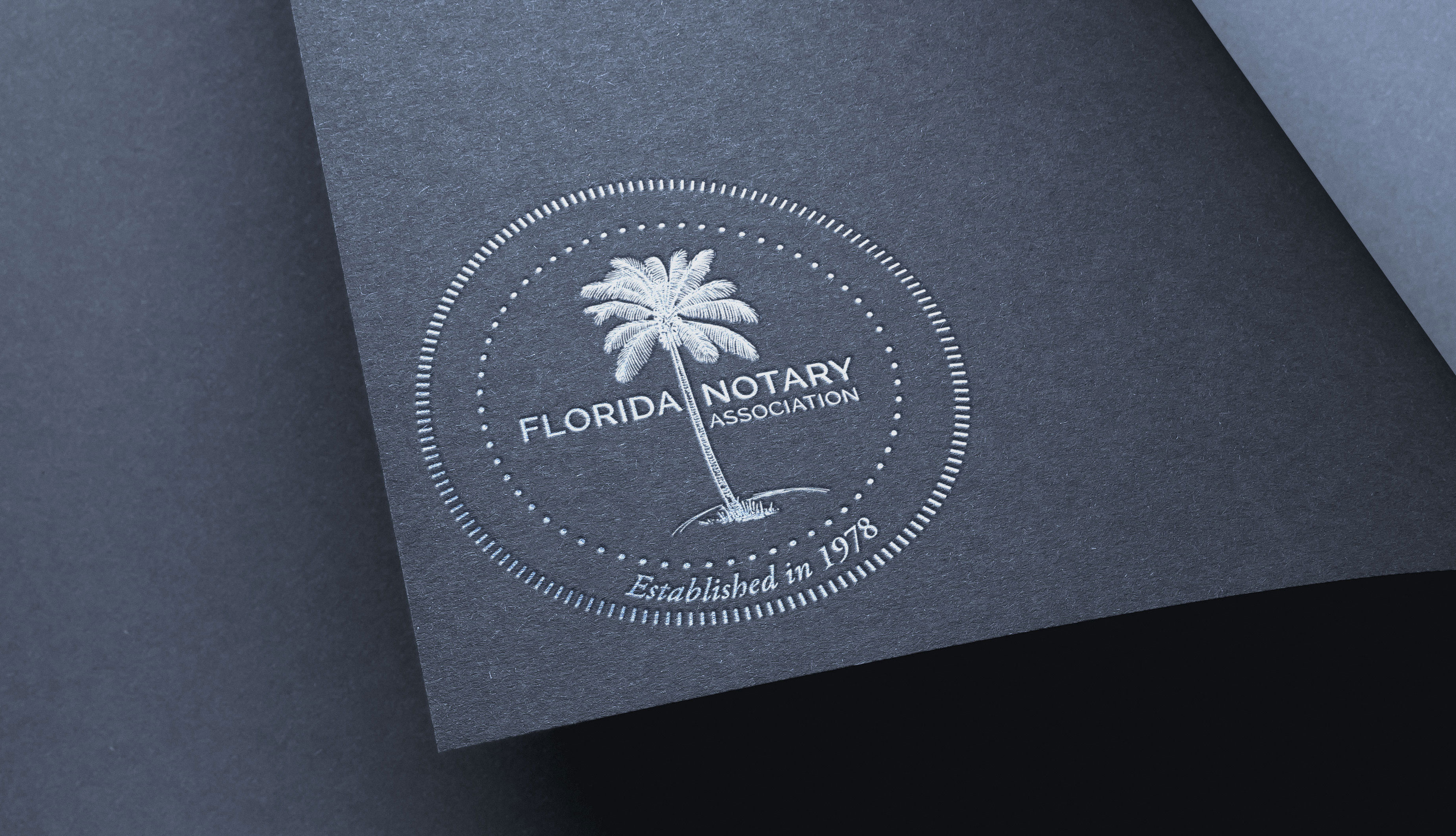 FL Notary Association Embossed Stamp